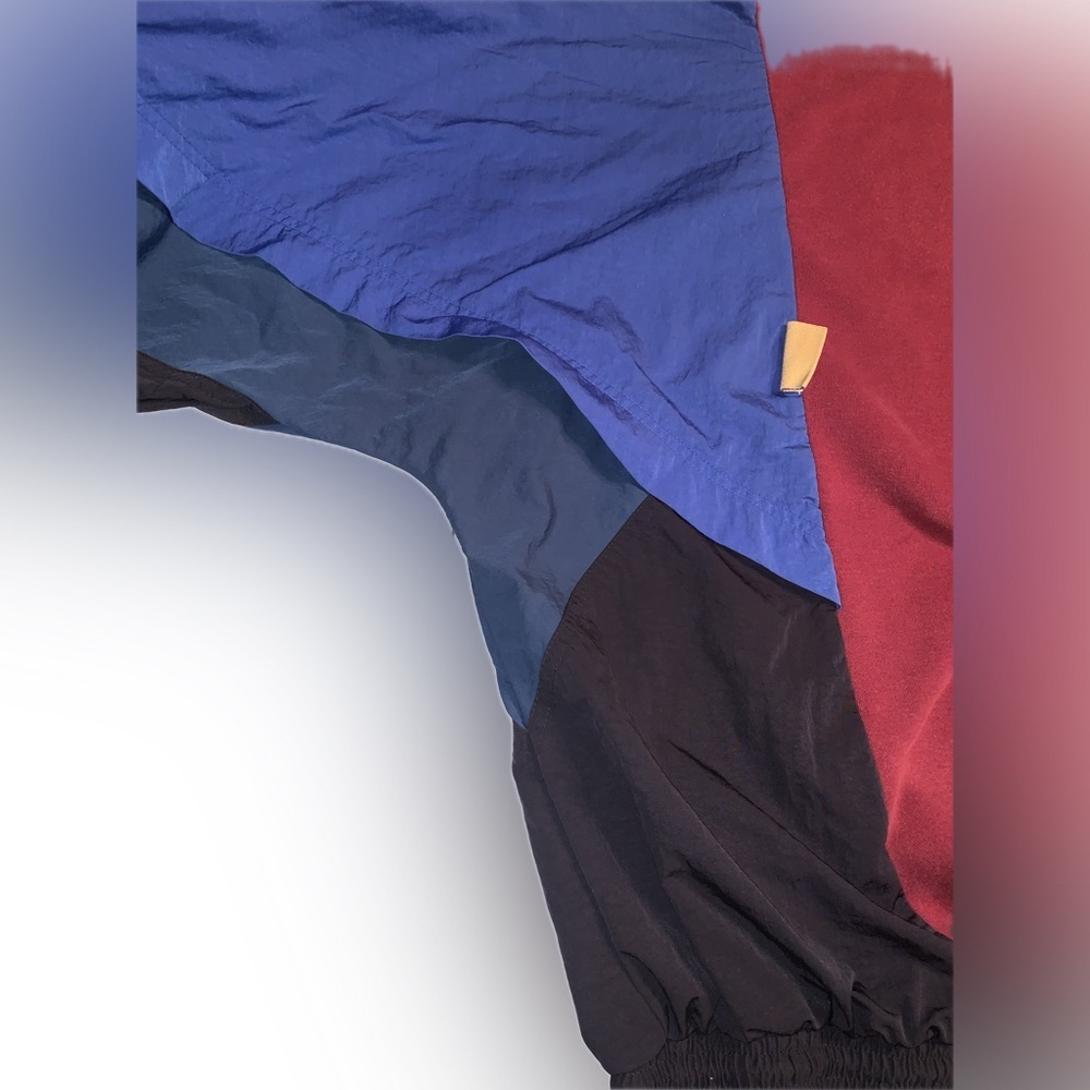 Vintage Nike Icon Clash Oversized Windbreaker Colorblock Sweatshirt Hoodie M - Picture 9 of 10